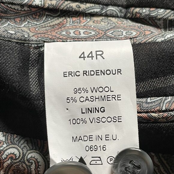 Holland & Sherry Savile Row Sherrykash Plaid Sport Coat Jacket 44R Men MINT - Picture 10 of 10